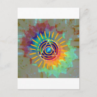 Postal Tyedye espiritual