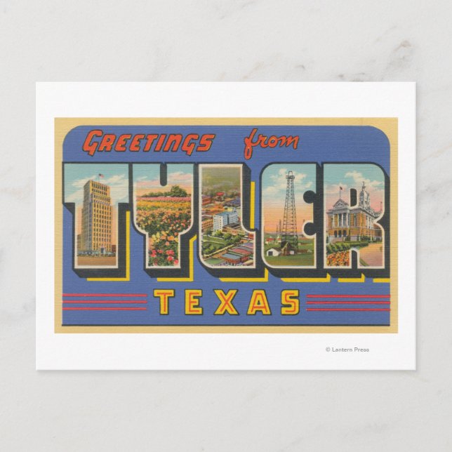 Postal Tyler, TexasLarge Letter ScenesTyler, TX (Anverso)