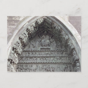 Postal Tympanum del portal izquierdo