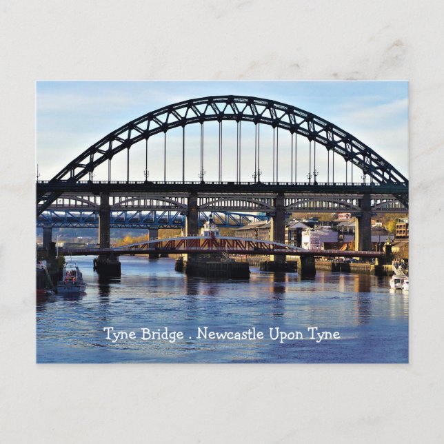 Postal Tyne Bridge Newcastle UK Photo (Anverso)