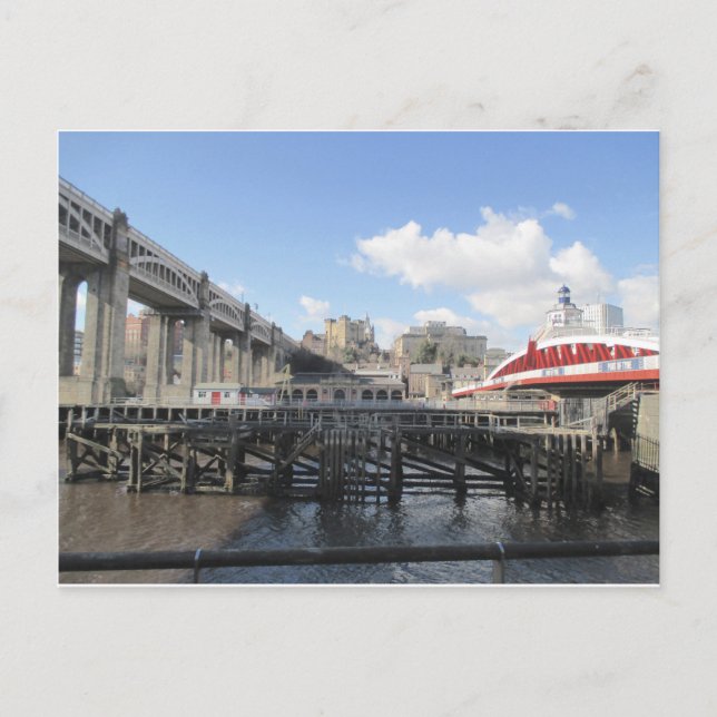 Postal Tyne Riverside, Swing Bridge, High Level Bridge y (Anverso)