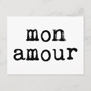 Postal Typewriter Mon Amour