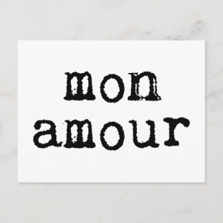 Postal Typewriter Mon Amour