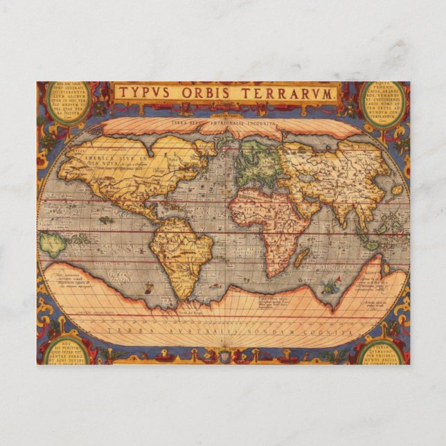 Postal Typvs Orbis Terrarvm (Anverso)
