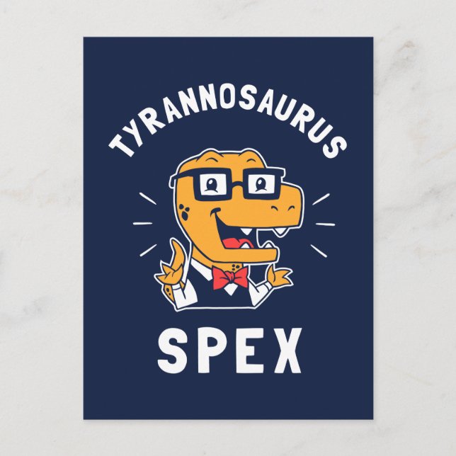 Postal Tyrannosaurus Spex (Anverso)