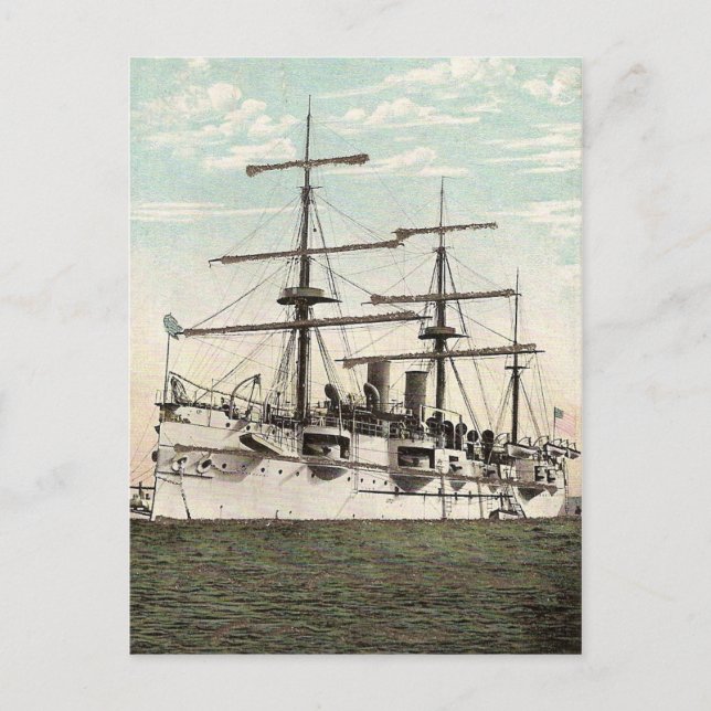 Postal U.S. Cruiser Newark (Anverso)