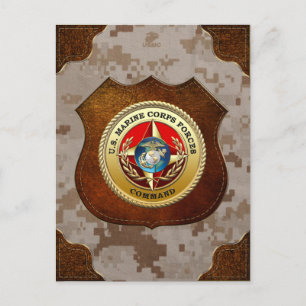 Postal U.S. El Cuerpo del Marines fuerza el comando