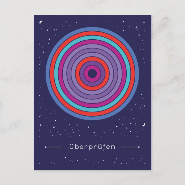 Postal überprüfen (Anverso)