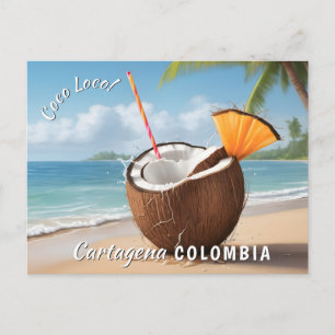 Postal Ubicación personalizada Coco Loco