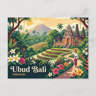 Postal Ubud Antiguo Bali Indonesia