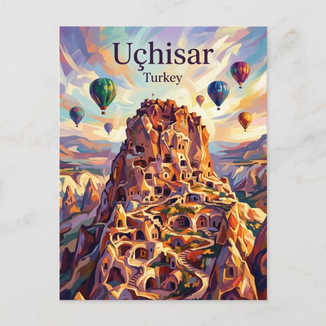 Postal Uçhisar Turquía (Anverso)