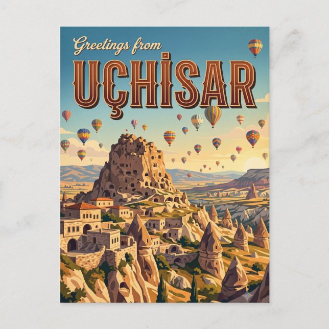 Postal Uçhisar Turquía (Anverso)
