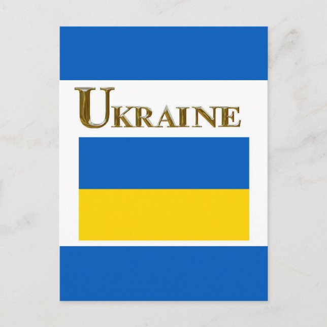POSTAL UCRANIA (Anverso)