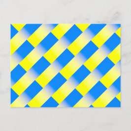 Postal Ucrania azul y amarilla inspiró la guerra de paz c