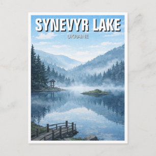 Postal Ucrania Lago Synevyr Viajes