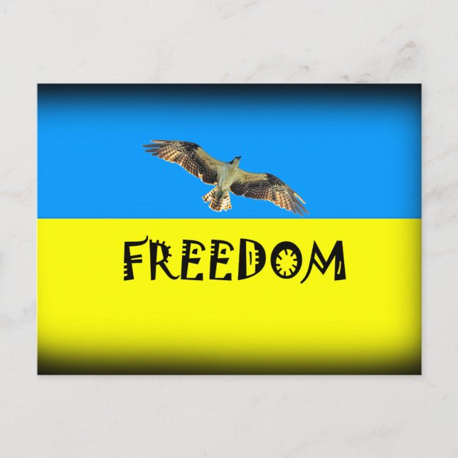 Postal Ucrania Libre Imprimir (Anverso)