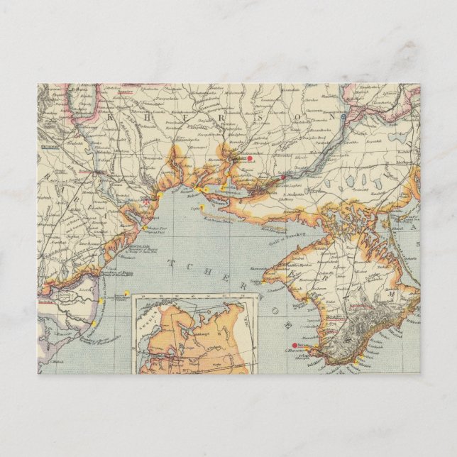 Postal Ucrania y Moldavia (Anverso)