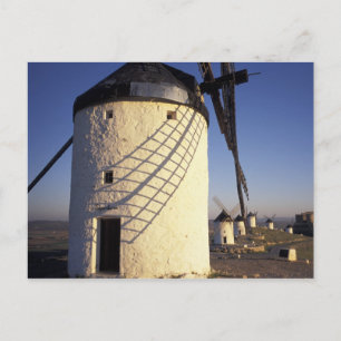 Postal UE, España, Consuegro, La Mancha. Molinos de vient