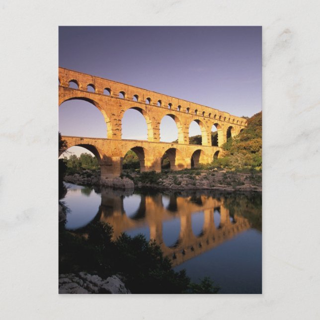 Postal UE, Francia, Provenza, Gard, Pont du Gard. (Anverso)