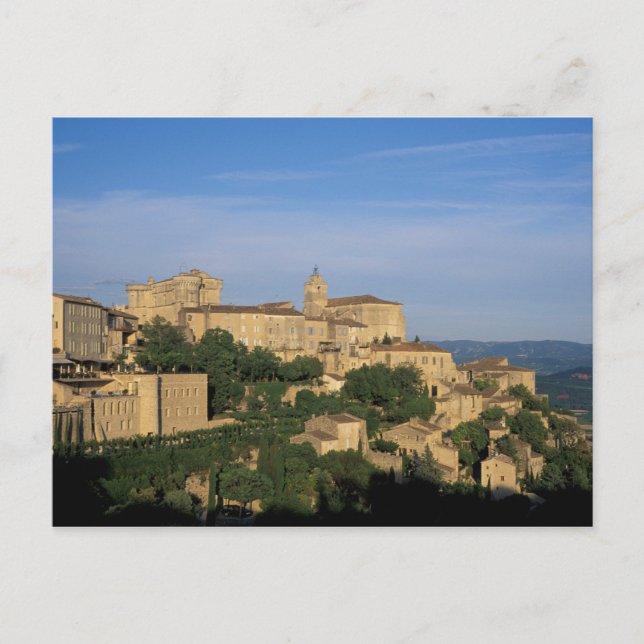 Postal UE, Francia, Provenza, Vaucluse, Gordes, (Anverso)