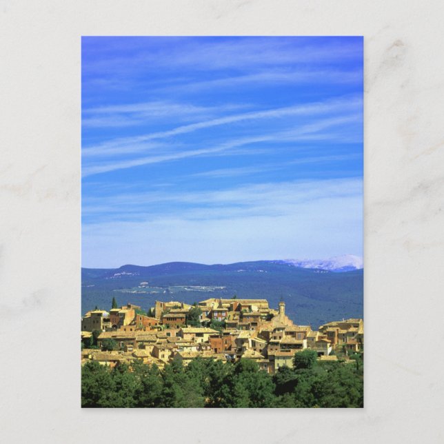 Postal UE, Francia, Provenza, Vaucluse, Roussillon. (Anverso)