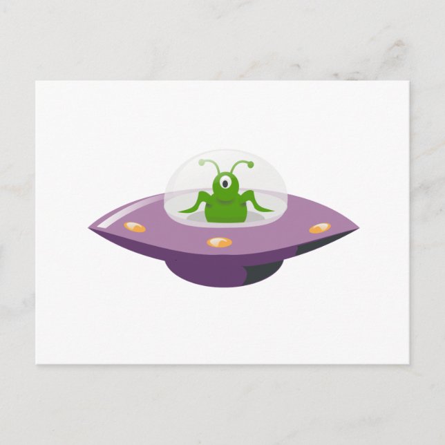 Postal ufo (Anverso)