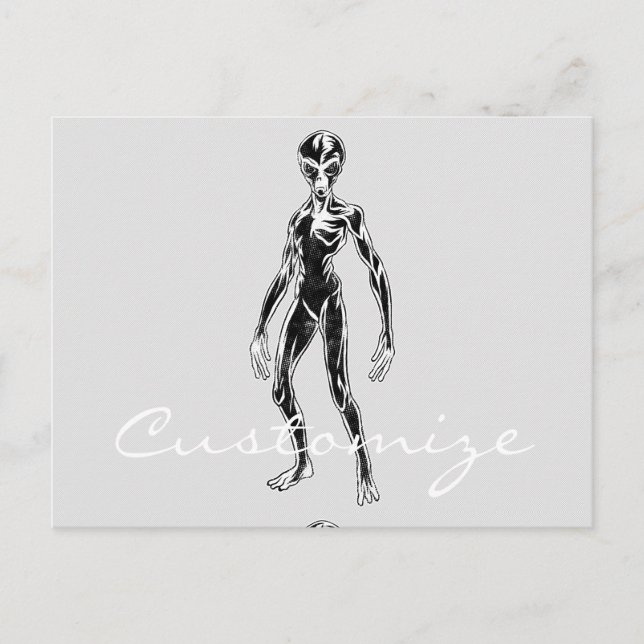 Postal UFO Alien Thunder_Cove (Anverso)