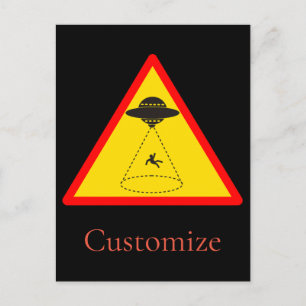 Postal UFO Thunder_Cove de secuestro de Alien