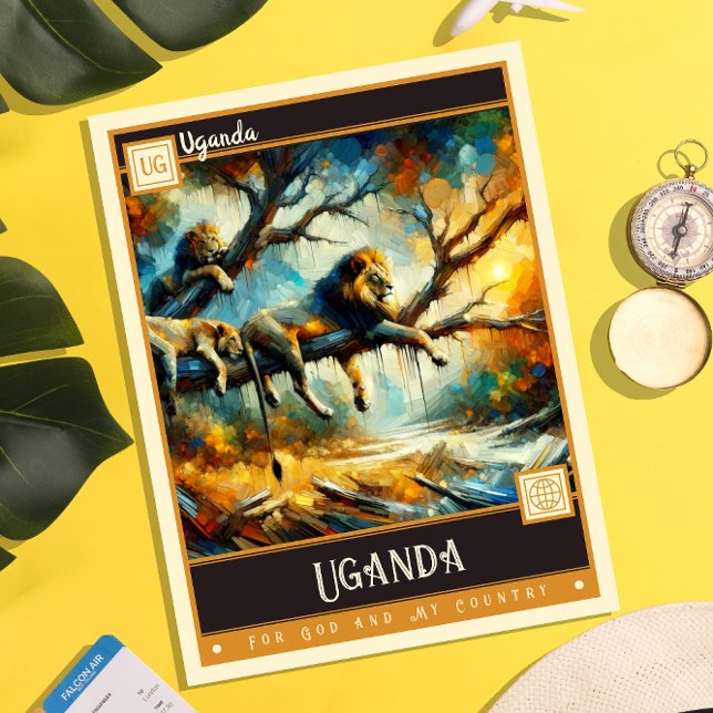 Postal Uganda | Pintura de época (Subido por el creador)