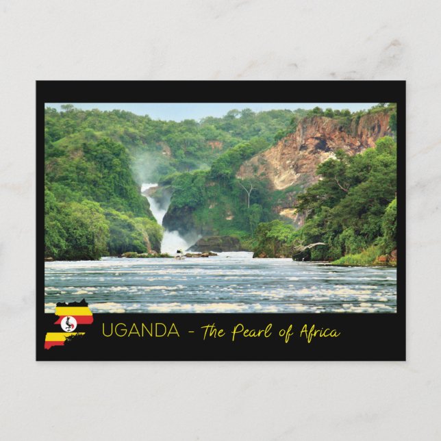 Postal Uganda Postkarte (Anverso)