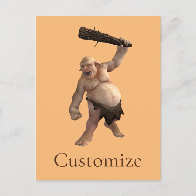 Postal Ugly Troll Thunder_Cove (Anverso)