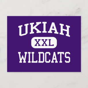 Postal Ukiah - Wildcats - High School secundaria - Ukiah 