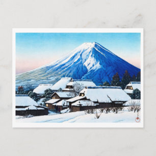 Postal ukiyoe [hasui] A22 Cielos despejados después de la