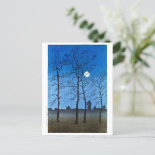 Postal ukiyoe - hasui - C05 - Campos de Toyam -