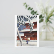ukiyoe hasui n04 Templo Zōjō-ji en Shiba