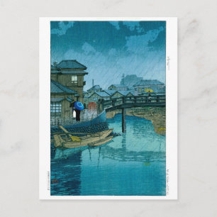 Postal ukiyoe - hasui - No.39 Shinagawa -