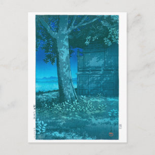 Postal ukiyoe - hasui - No. 9 Hachirōgata, Akita -