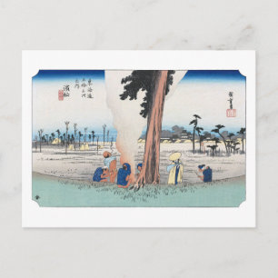 Postal ukiyoe Hiroshige N.º 29 Hamamatsu