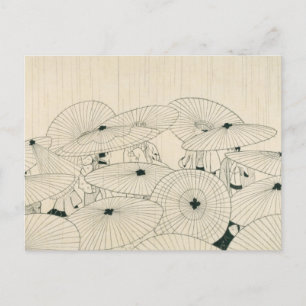 Postal Ukiyoe moderno por Komura Settai