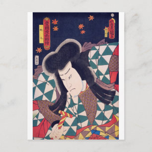 Postal ukiyoe - Toyokuni manga - Nº 02 Orochi maru -