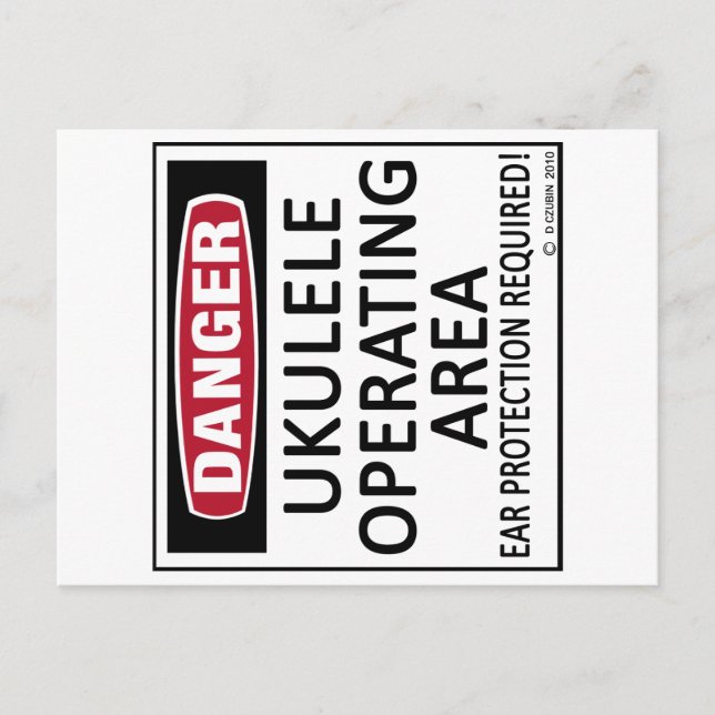 Postal Ukulele del área operativa (Anverso)
