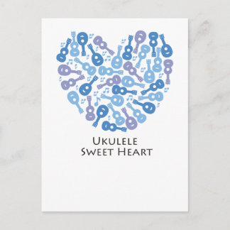 Postal Ukulele Sweet Heart