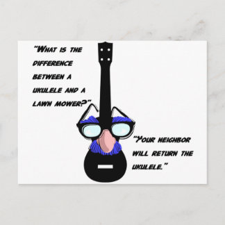 Postal Ukuleles y cortacéspedes