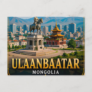 Postal Ulaanbaatar vastas estepas y patrimonio mongol