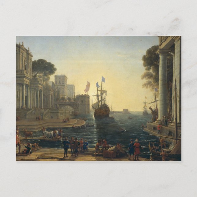 Postal Ulises devolviendo el crisés a su padre (Anverso)