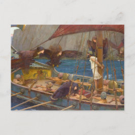 Postal Ulises y las sirenas