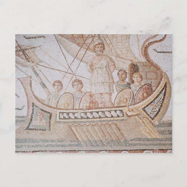 Postal Ulises y las sirenas (Anverso)
