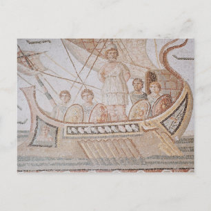 Postal Ulises y las sirenas