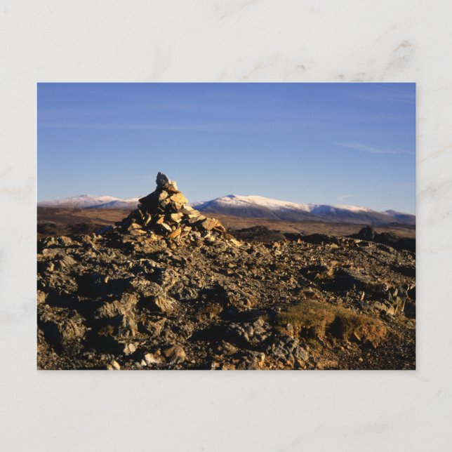 Postal Ullscarf winter Lake District England (Anverso)