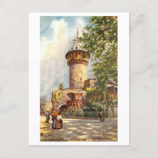 Postal Ulrepforte antiguo en Koln, Alemania